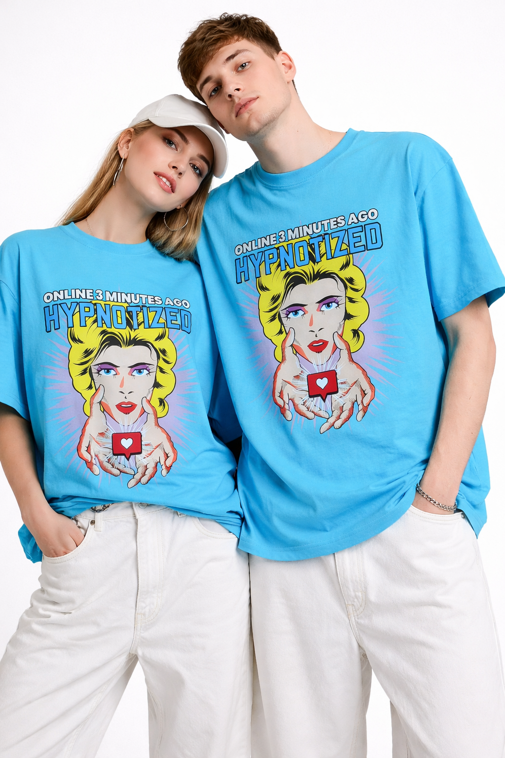 Hypnotized retro Oversized unisex T-shirt