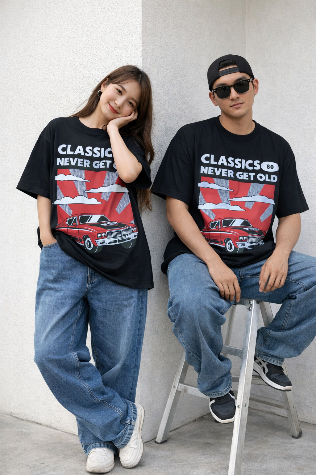 Retro Oversized unisex T-shirt