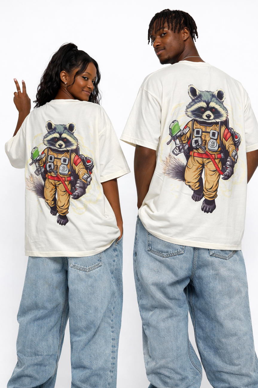 Racoon Oversized unisex T-shirt