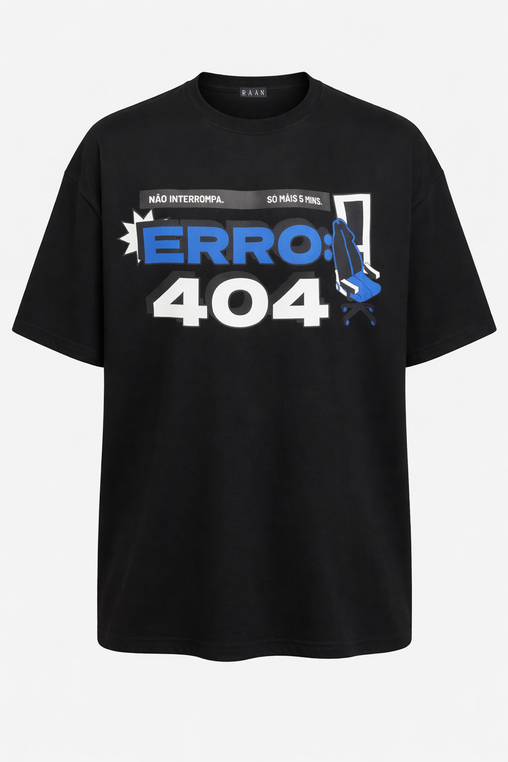 Retro Error 404 Oversized unisex T-shirt