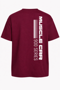 Retro Back printed Oversized unisex T-shirt